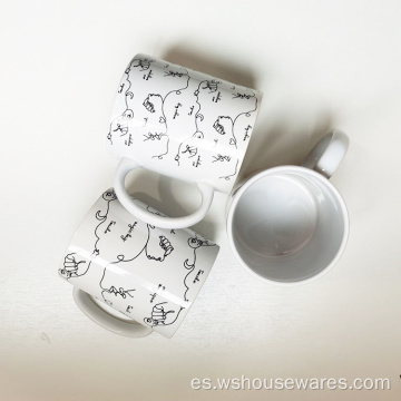 Taza de café de cerámica de los regalos publicitarios de la venta caliente